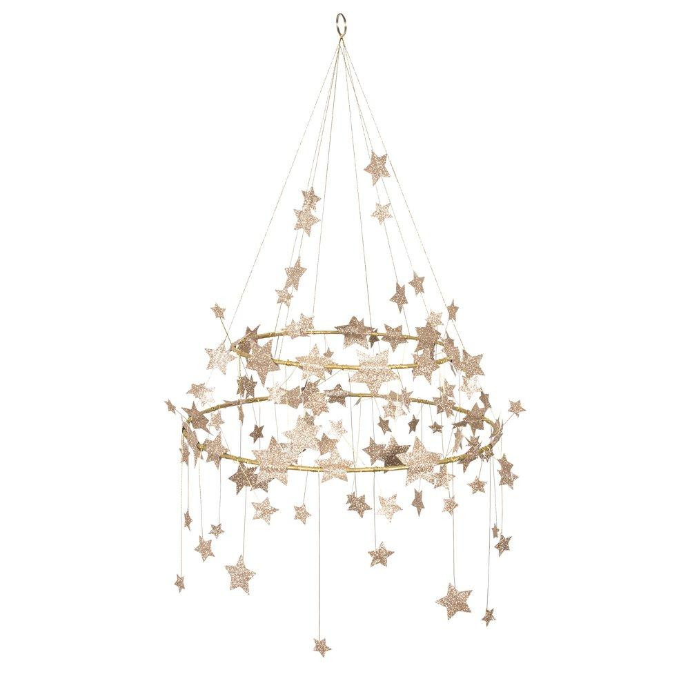Gold Sparkle Star Chandelier | Ellie and Piper