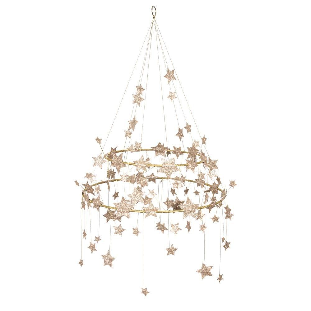 Gold Sparkle Star Chandelier | Ellie and Piper