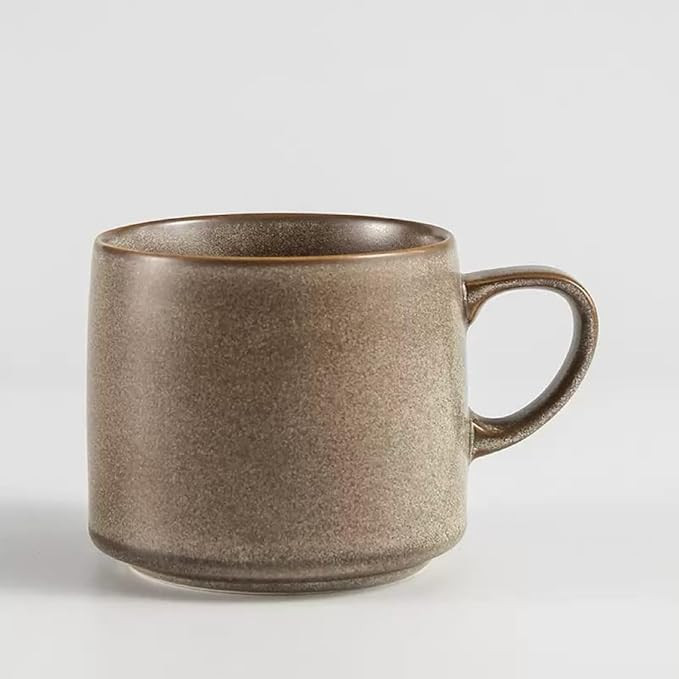 12oz Japanese Style Minimalistic Asian Rustic Reactive Glaze Ceramic Pottery Coffee Mug, Lead-Fre... | Amazon (US)