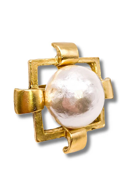 Yochi Peacemaker Pearl Ring | The Willow Tree