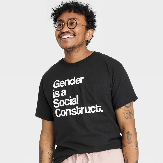 Pride Adult Gender Social PHLUID Project Short Sleeve T-Shirt - Black | Target
