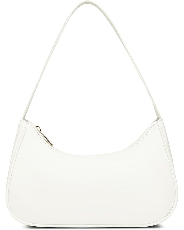 Afashor Shoulder Bags for Women Vegan Leather Hobo Sling Tote Handbag Retro Clutch Purse with Zip... | Amazon (US)