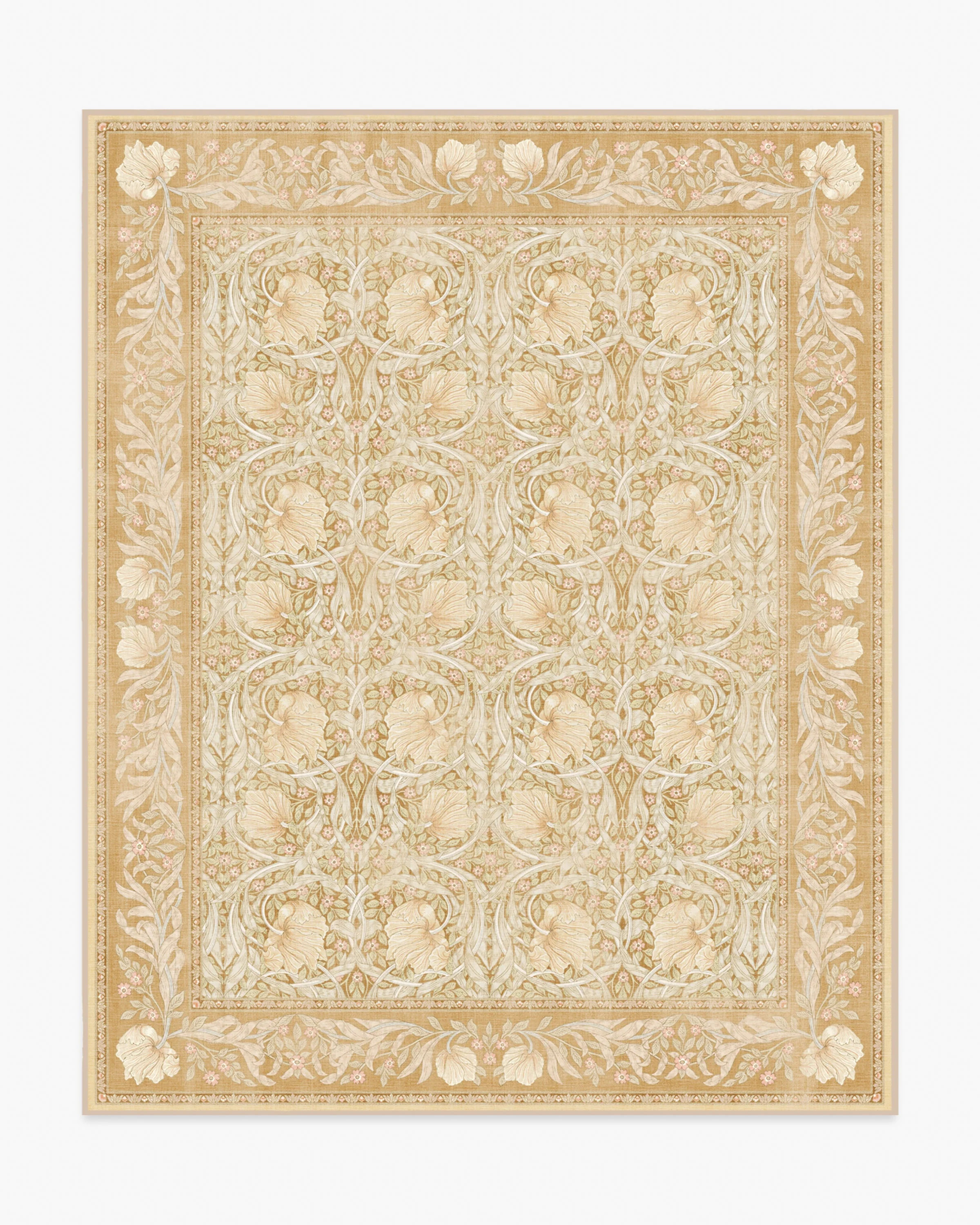 Pimpernel Light Ochre Rug by Morris & Co | Ruggable US | Ruggable