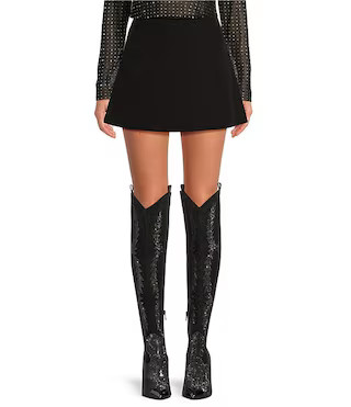 Beri Crepe Coordinating Mini Skort | Dillard's