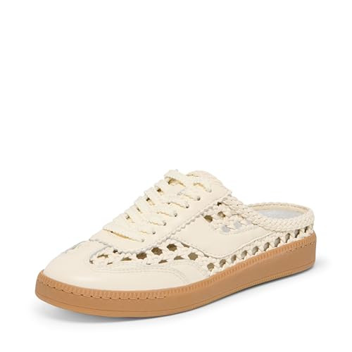 Dolce Vita Women's Notice Slide Woven Sneaker, Off White, 7.5 | Amazon (US)