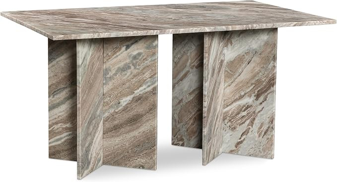Meridian Furniture 220Brown-DT60 Verona Collection Modern | Contemporary Dining Table with Handcr... | Amazon (US)