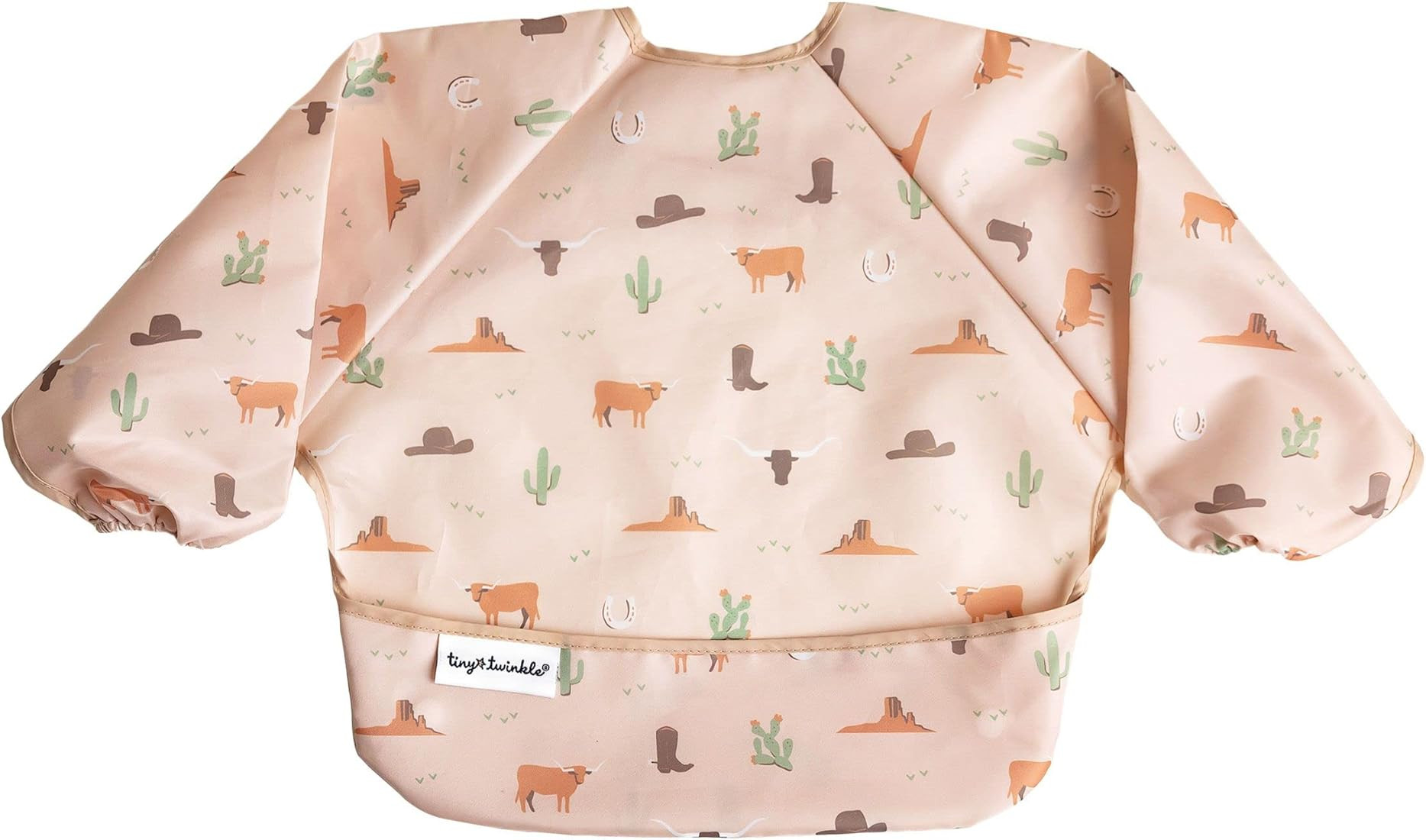 Tiny Twinkle Mess Proof Baby Bib, Full Sleeve Bib Outfit, Waterproof Bib for Toddlers, Machine Wa... | Amazon (US)