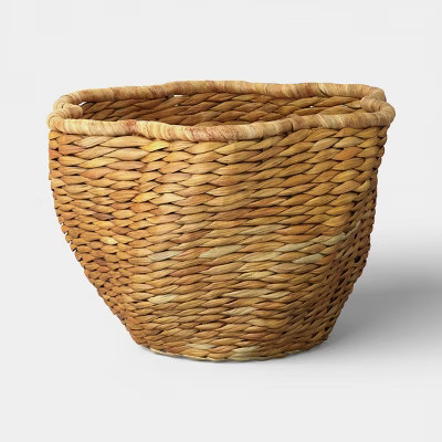 Sculpted Natural Woven Basket - Threshold™ | Target