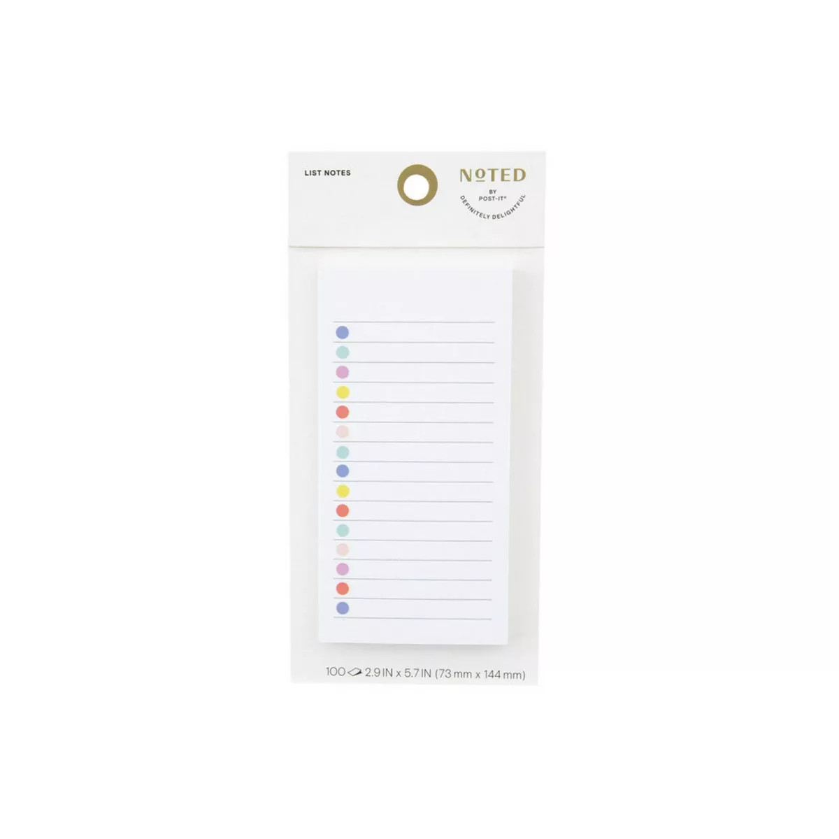 Post-it Noted List Notes Check-Off Bubbles | Target
