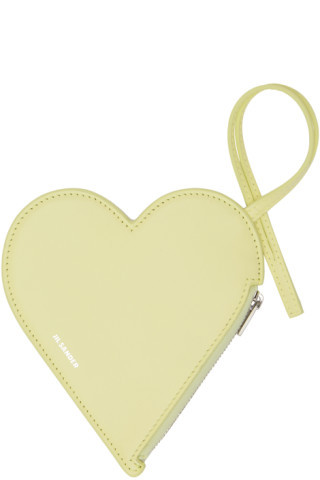 Yellow Heart Coin Pouch | SSENSE