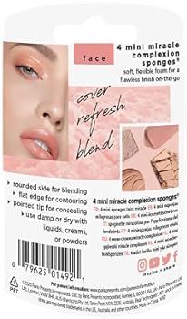 Amazon.com: Real Techniques Mini Miracle Complexion Sponge Makeup Blender, Beauty Sponge For Touc... | Amazon (US)