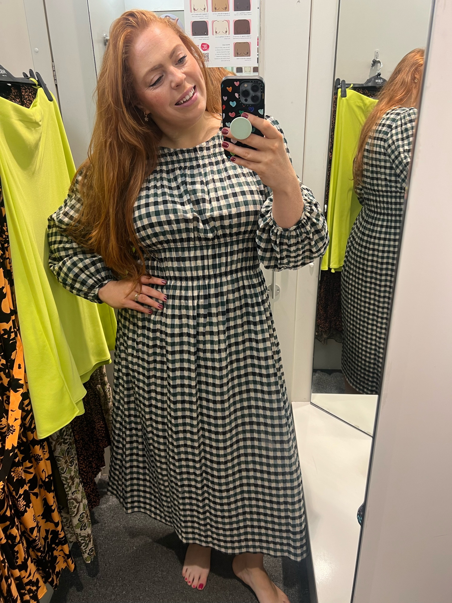 M&S gingham dress for the autumn win✨ #ginghamdress 

#LTKmidsize #LTKSeasonal