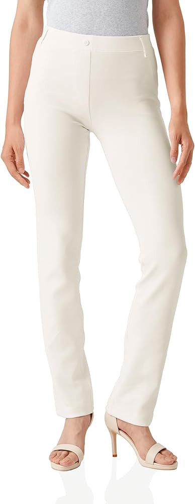 Yogipace,Belt Loops,Women's Petite/Regular/Tall Straight Leg Yoga Dress Pants | Amazon (US)