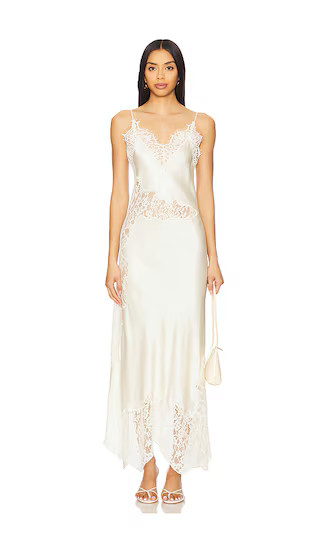x REVOLVE Waverly Midi Dress in Ivory | Revolve Clothing (Global)