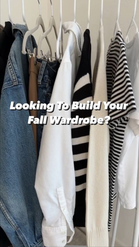 16 pieces to help you build your fall wardrobe. This is where you should start and then start building it out from here. Fall capsule if you will  

#LTKitbag #LTKshoecrush #LTKSeasonal