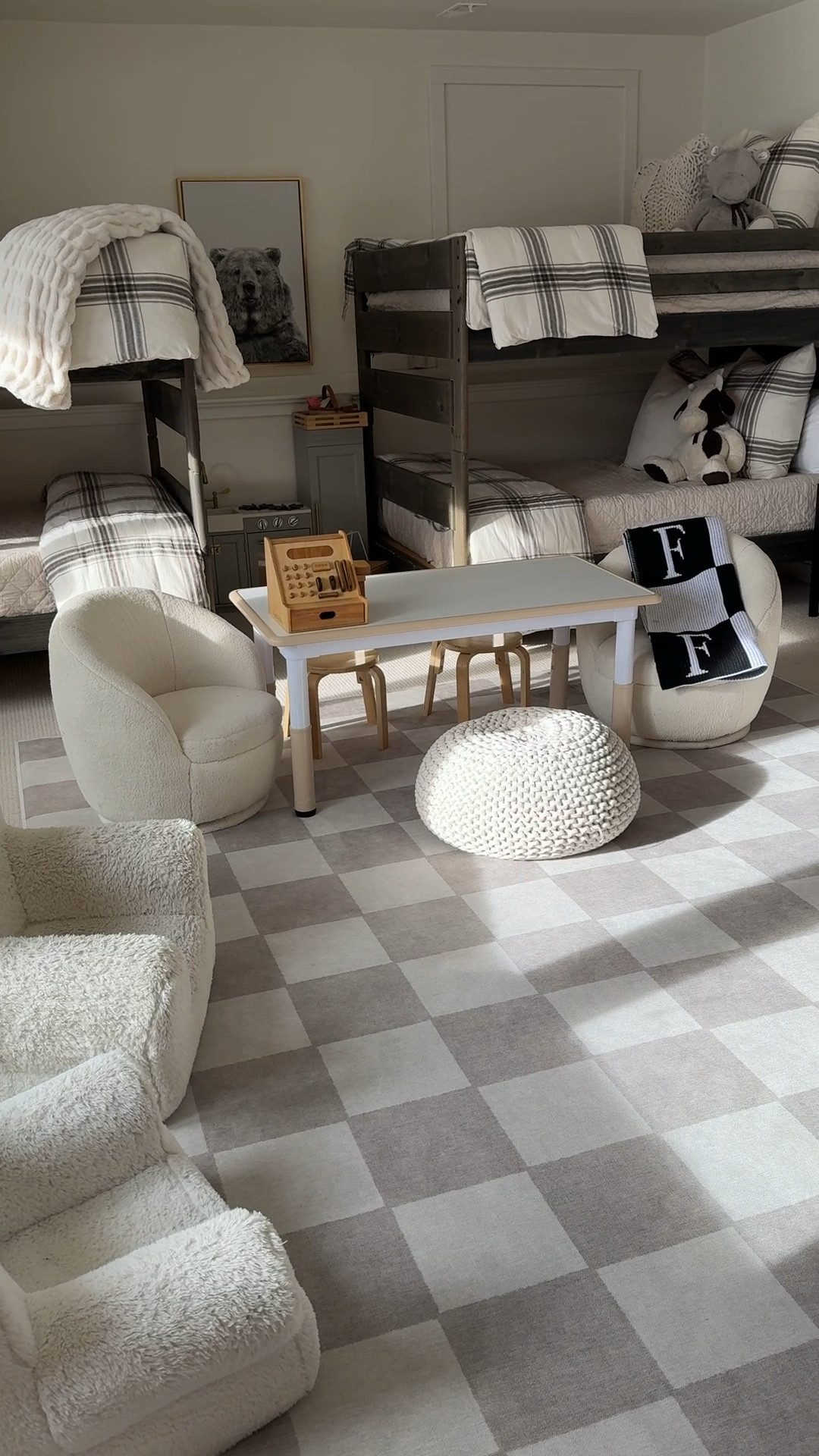 KIDS \ clean play / bunk room! 🙌🏻🙌🏻

Rug
Beds
Bedroom
Decor
Accent chairs
Walmart
Amazon table 
Toddler 

#LTKKids #LTKWatchNow #LTKHome