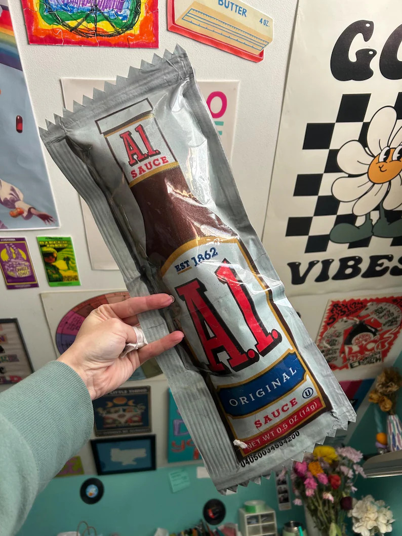 Giant A1 Steak Sauce Packet Wall Decor! - Etsy | Etsy (Global)