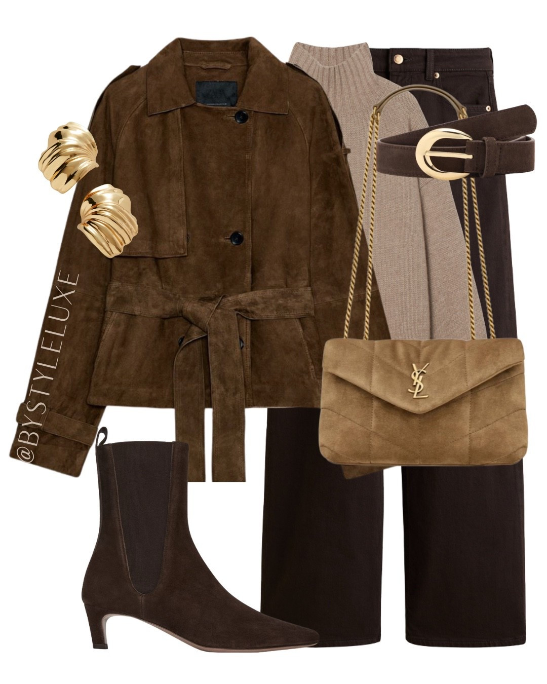 SUEDE JACKET - new in suede jacket styled with brown jeans and suede ankle boots for a chic everyday look 

#zara #hm #autumnoutfit 

#LTKjeans #LTKshoes #LTKautumn