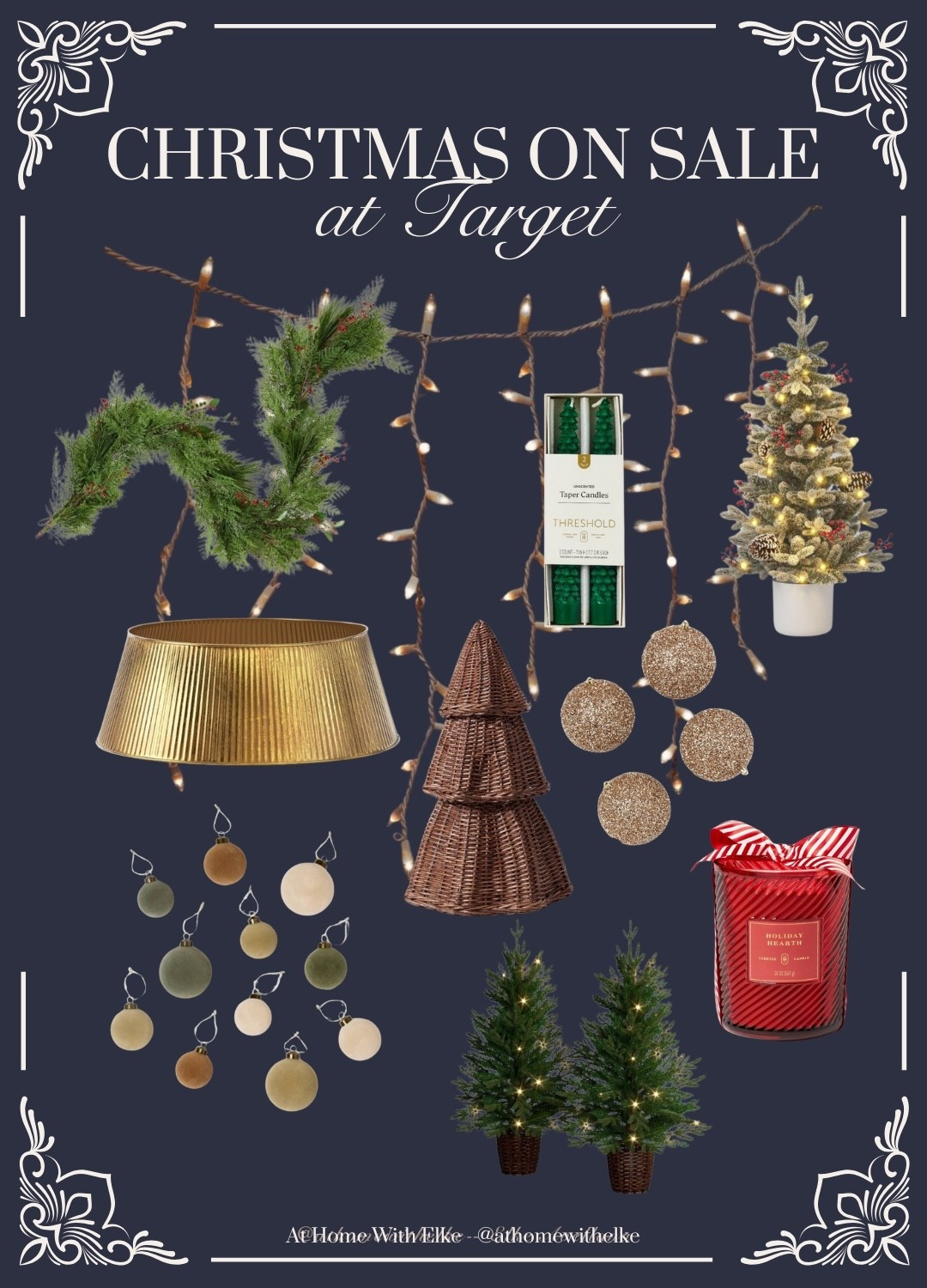 ✨ Target Christmas Sale Finds! ✨
So many beautiful holiday decor pieces are up to 40% off right now — from classic Christmas ornaments to faux trees, candles, and vintage-inspired holiday accents. Perfect time to stock up and add a little magic to your home this season 🎄

#TargetChristmasDecor #TargetSale #ChristmasDecorFinds #HolidayHomeDecor #ChristmasAtTarget #HomeDecorSale #FestiveHome #ClassicChristmasStyle


#LTKHoliday #LTKSaleAlert #LTKHoliday #LTKHome #LTKSaleAlert