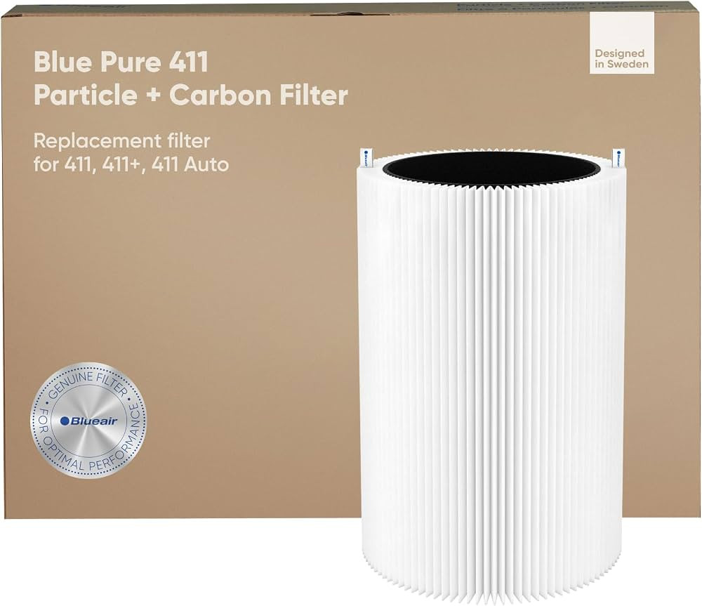 BLUEAIR Blue Pure 411 Auto, 411, 411+ Genuine Replacement Filter, Particle and Activated Carbon, ... | Amazon (US)