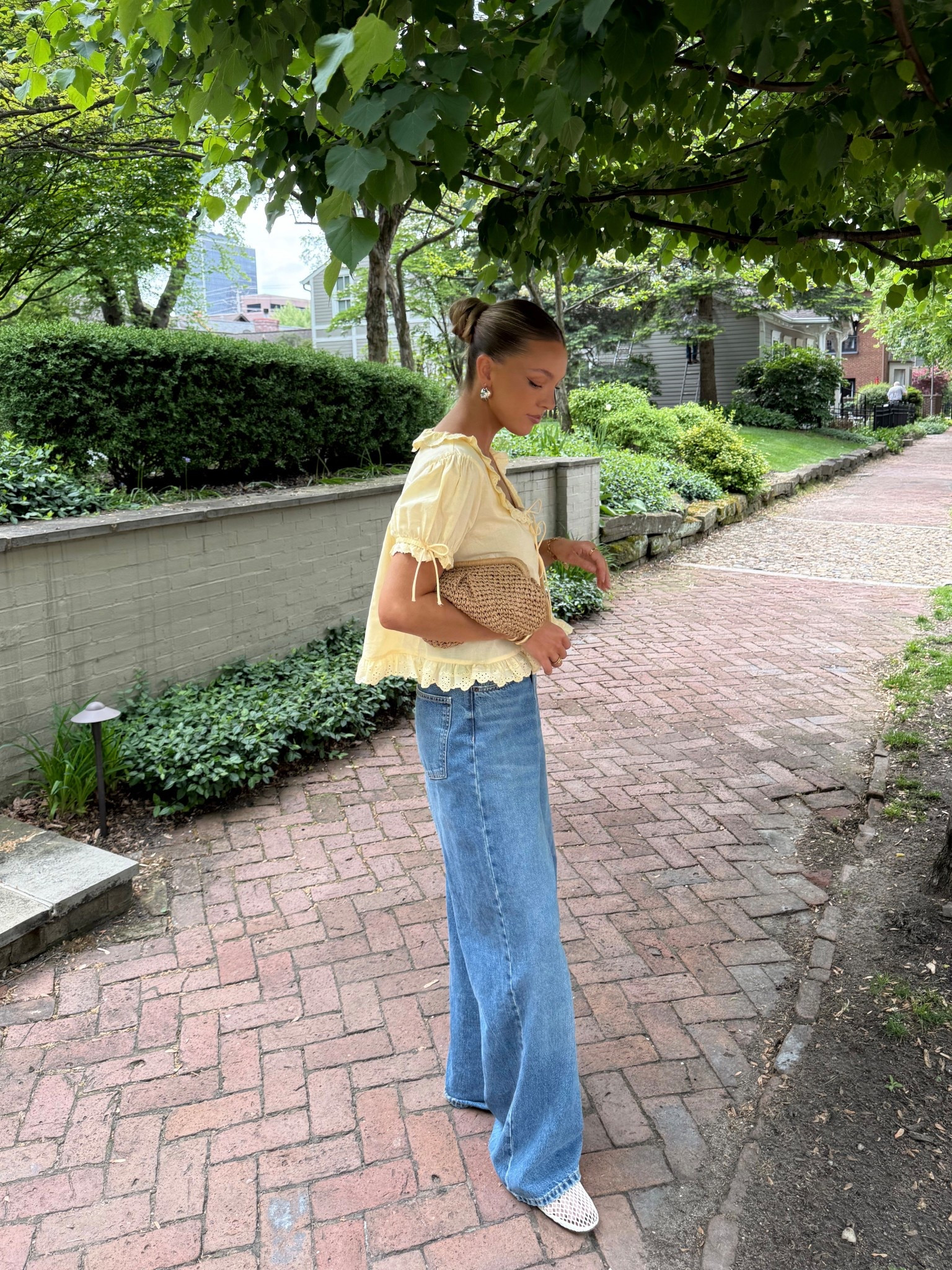 butter yellow tie front top for spring ⭐️

#LTKStyleTip #LTKFindsUnder50 #LTKSeasonal