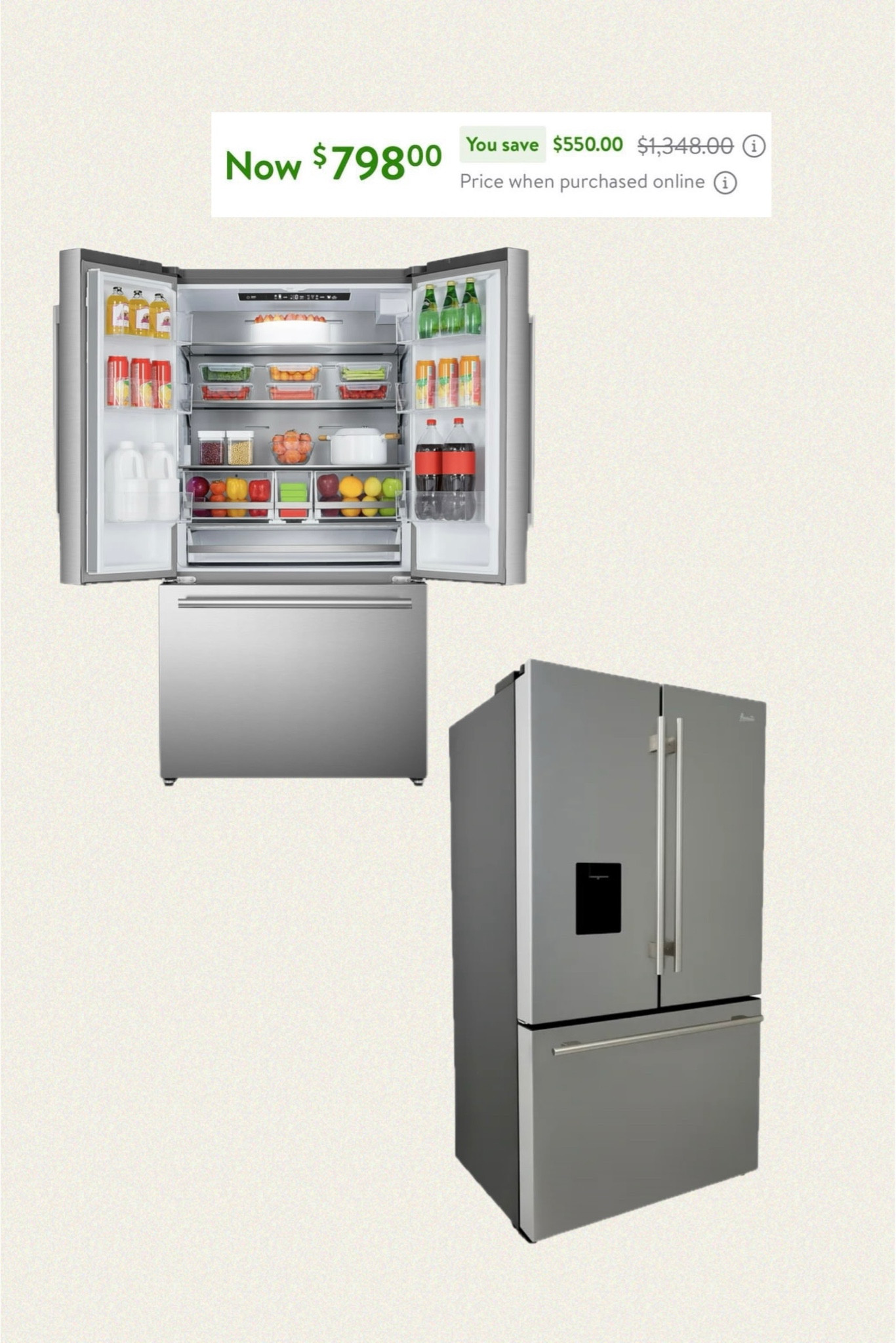 Avanti Refrigerator, 22.1 cu ft Capacity, in Stainless Steel on sale during Walmart+ deals! 

#LTKGiftGuide #LTKxPrimeDay #LTKSaleAlert