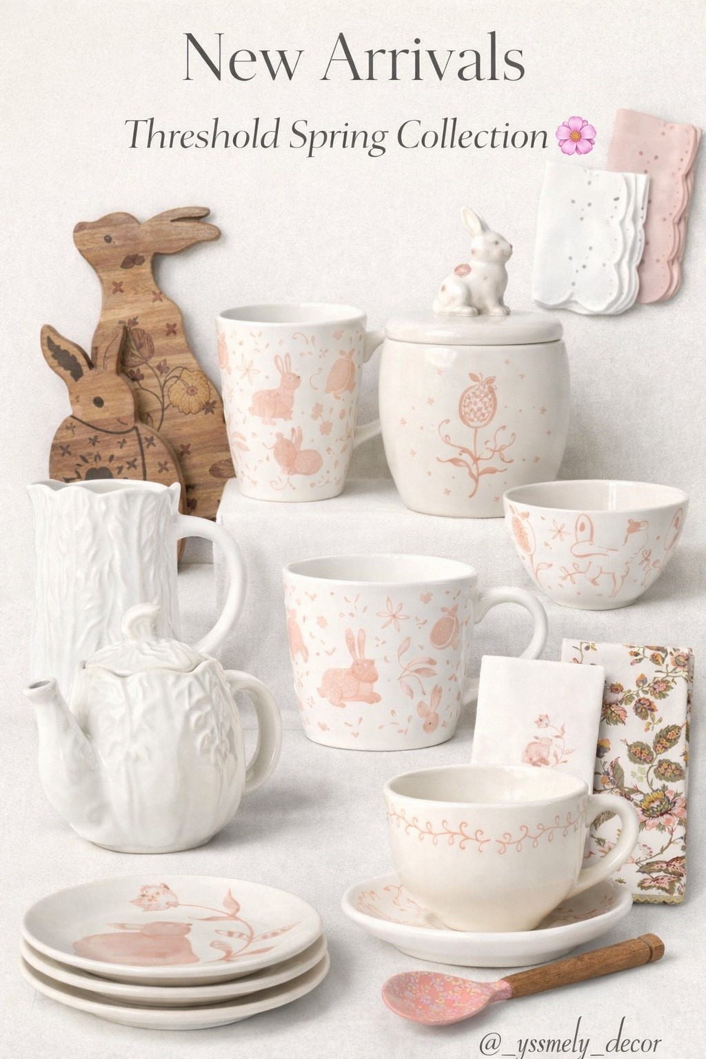 New spring arrivals from Threshold 🤍
Soft textures, delicate florals, and the sweetest bunny details to refresh the kitchen for the season. Perfect for Easter hosting and cozy everyday moments



#thresholdfinds #springdecor #easterdecor #kitchenstyling #coffeestation #neutralhome #springvibes #targetfinds #homedecor #seasonaldecor

#LTKSeasonal #LTKHome #LTKSaleAlert