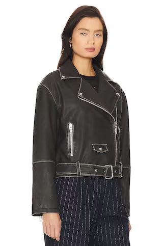 BLANKNYC Leather Jacket in A-list from Revolve.com | Revolve Clothing (Global)