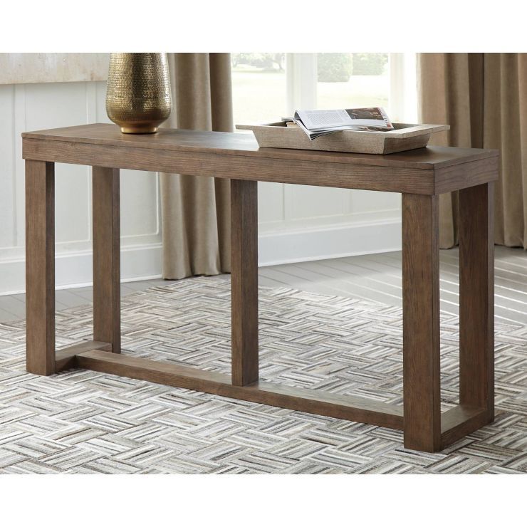 Cariton Sofa/Console Table Gray - Signature Design by Ashley | Target