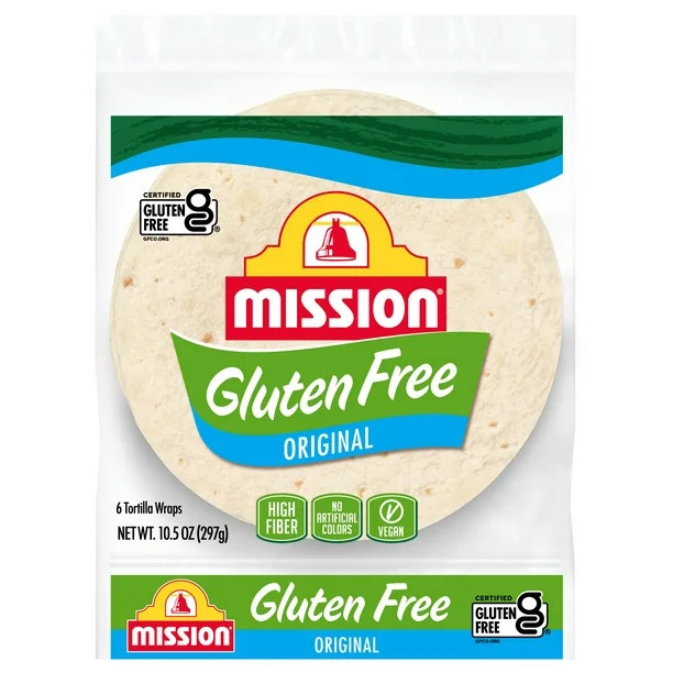 Mission Gluten Free Soft Taco Tortillas, 10.5 Oz, 6 Count - Walmart.com | Walmart (US)