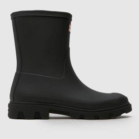 Womens Black HUNTER BOOTS Downpour Short Boots | schuh | Schuh