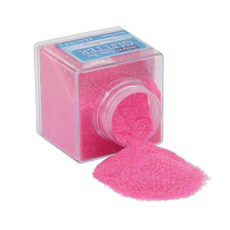 Sulyn Extra Fine Glitter for Crafts, Pink Cherry Blossom, 2.5 oz | Walmart (US)