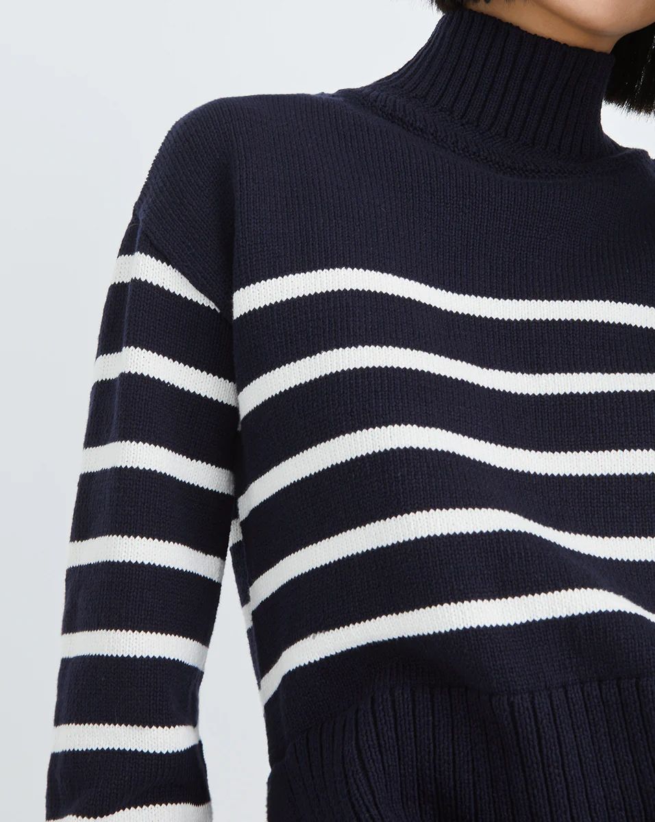 Lancetti Nautical-Stripe Sweater | Veronica Beard