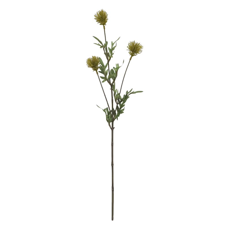 Green Thistle Ball Stem, 28.5" | At Home
