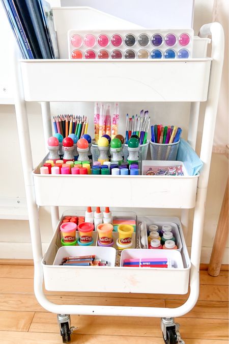 Playroom or homeschool art cart!

#LTKfamily #LTKhome #LTKkids