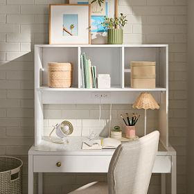 Smart Charging Desk Hutch (38") | Dormify