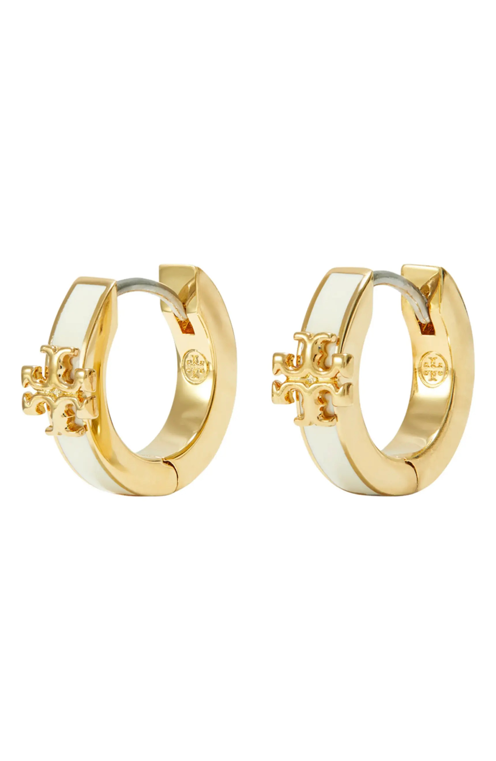 Kira Enamel Huggie Earrings | Nordstrom