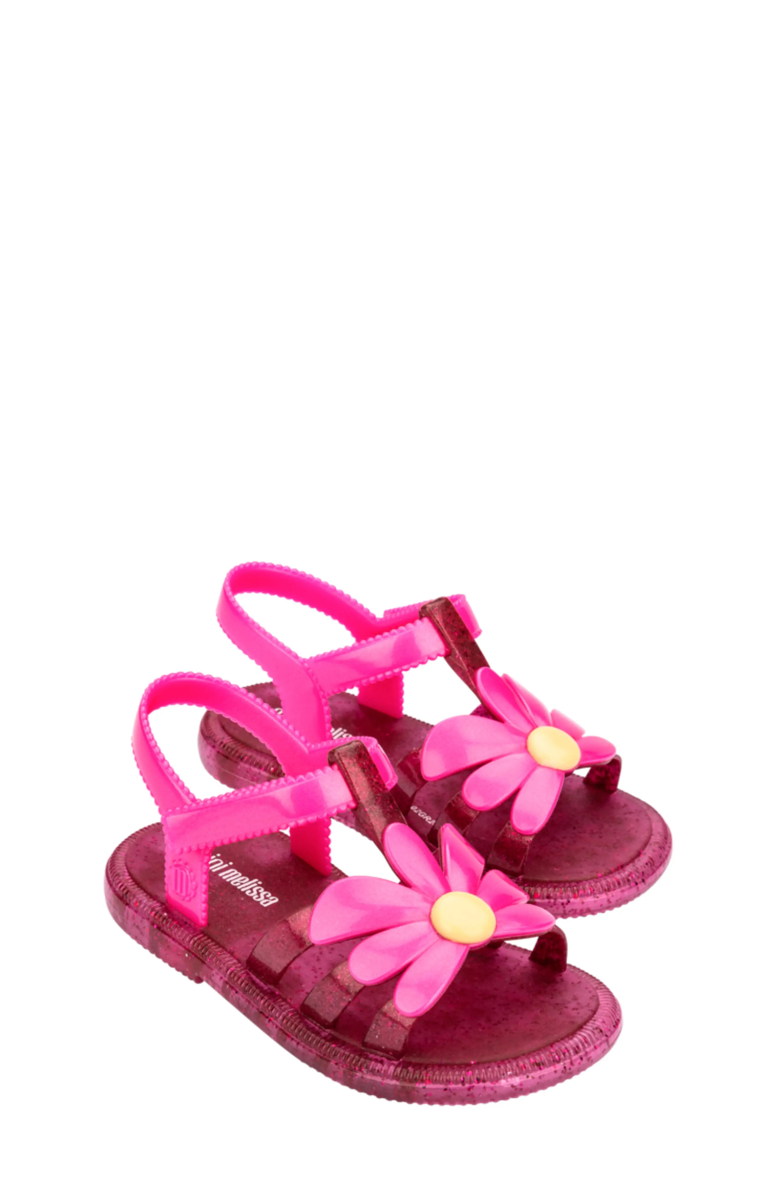 Mini Melissa Kids' Hip Bloomy Jelly Sandal (Walker & Toddler) (Women) | Nordstrom | Nordstrom