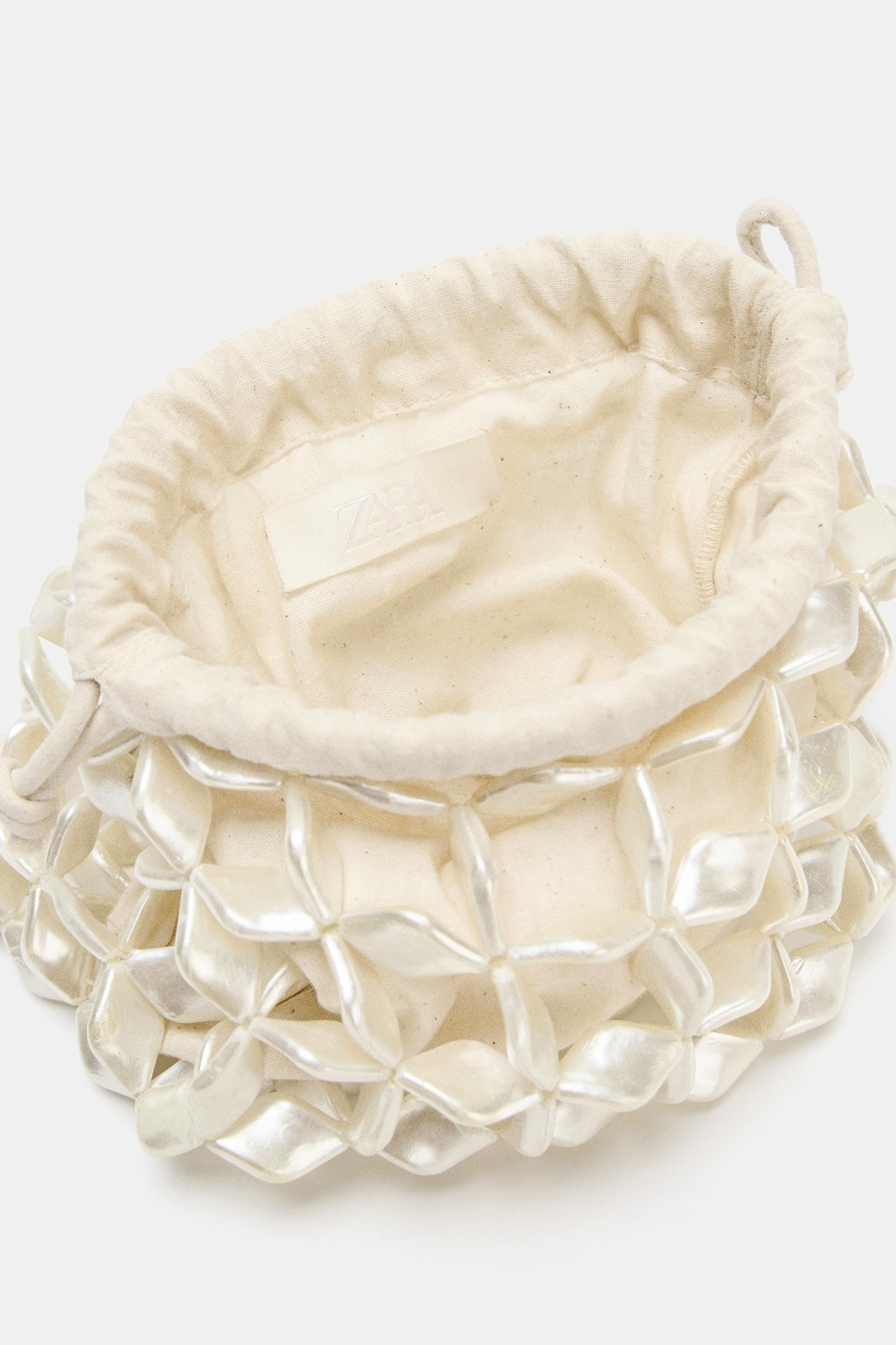 PEARLESCENT BUCKET BAG | Zara UK