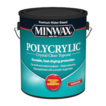 Minwax Polycrylic Water-based Clear Transparent Gloss Interior Stain (1-Gallon) | Lowe's