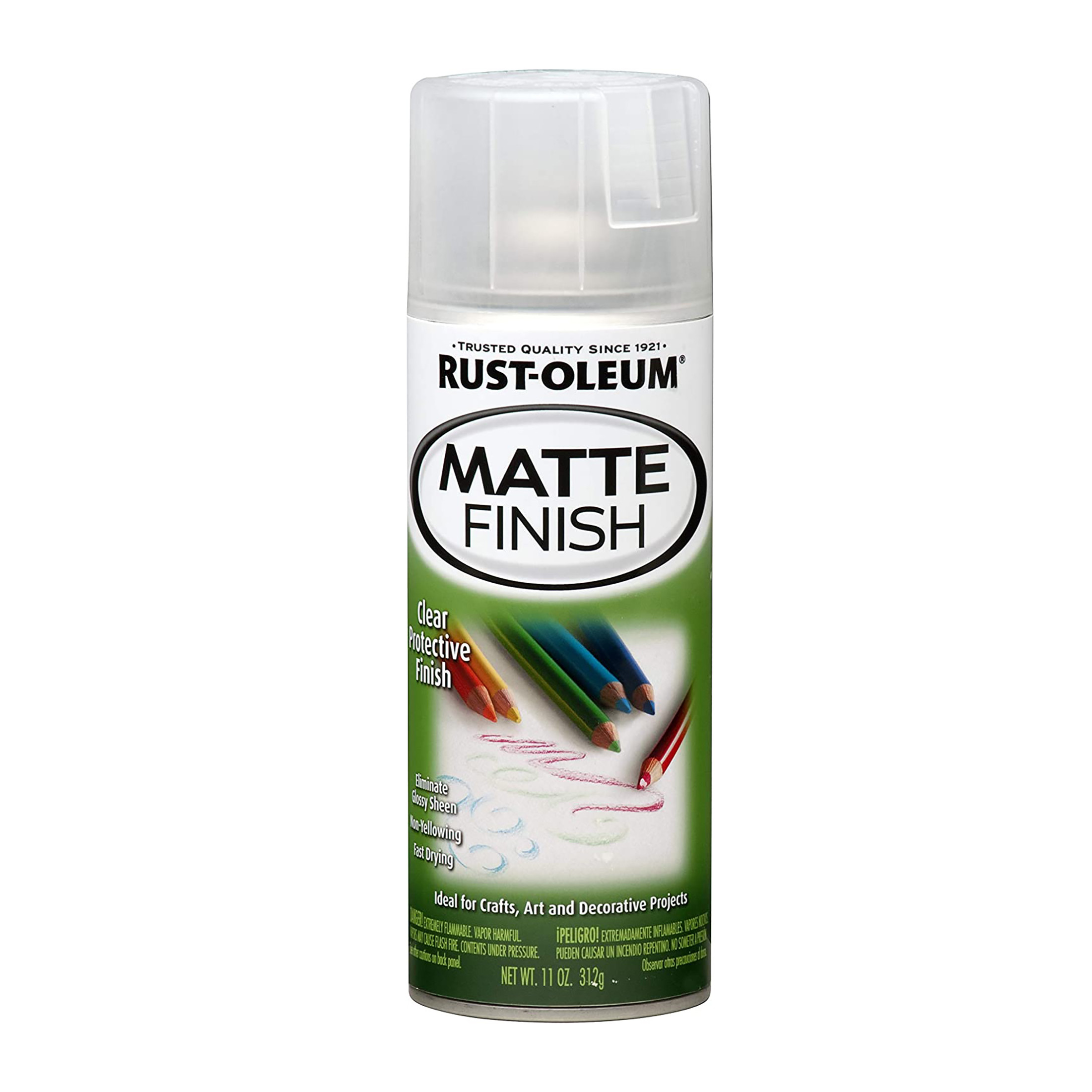 Clear, Rust-Oleum Specialty Matte Finish Spray-267028, 11 oz | Walmart (US)
