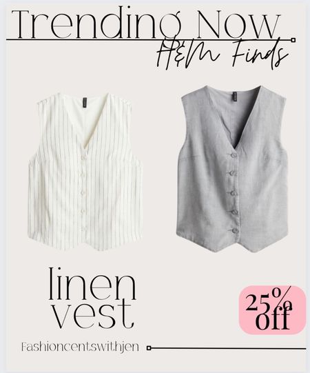 Linen vest style 

#LTKsalealert