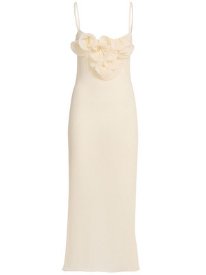 MAGDA BUTRYM Cream Midi Dress New & Authentic | eBay | eBay US