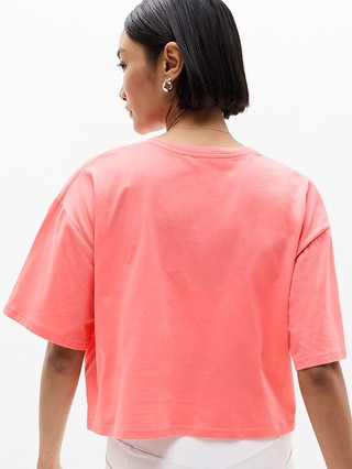 True Cotton Crop Tee | Athleta