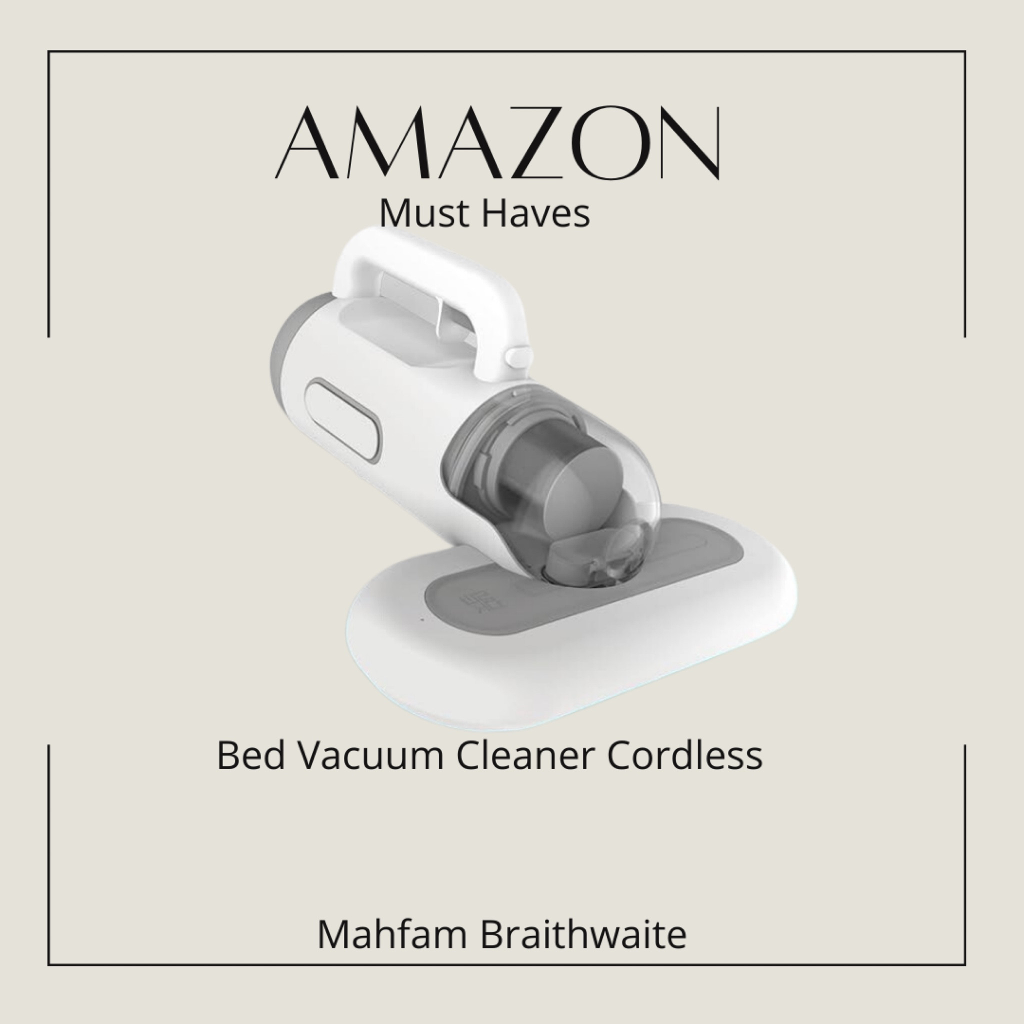 Bed Vacuum Cleaner Cordless, UV Mattress Vacuum Cleaner Powerful Suction, Handheld Couch Cleaner Machine Deep Cleaner for Bed Cleaning, Sheet, Fabric Sofa Vacuuming

#LTKxPrime #LTKfamily #LTKhome