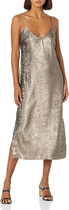The Drop Women's Zayne Holiday Shine Slip Dress | Amazon (US)