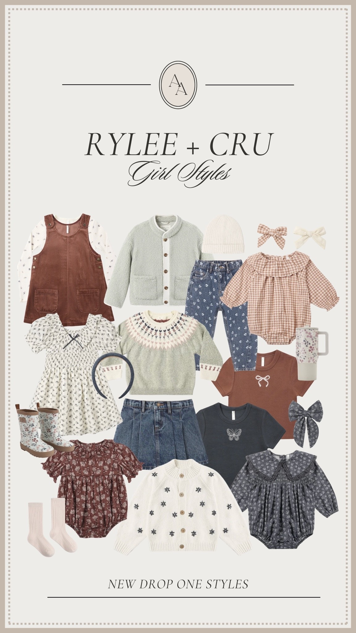 New arrivals at Rylee + Cru for girls, featuring their newest Drop One fall collection! So many pretty prints + colors for fall- great if you need outfits for family photos as well! 

Girl outfits || trendy girl looks || kids fall style ||

#LTKKids #LTKBaby #LTKSeasonal
