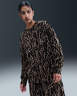 Nike Sportswear Phoenix Fleece Women's Oversized Printed Crew-Neck Sweatshirt | Nike (US)