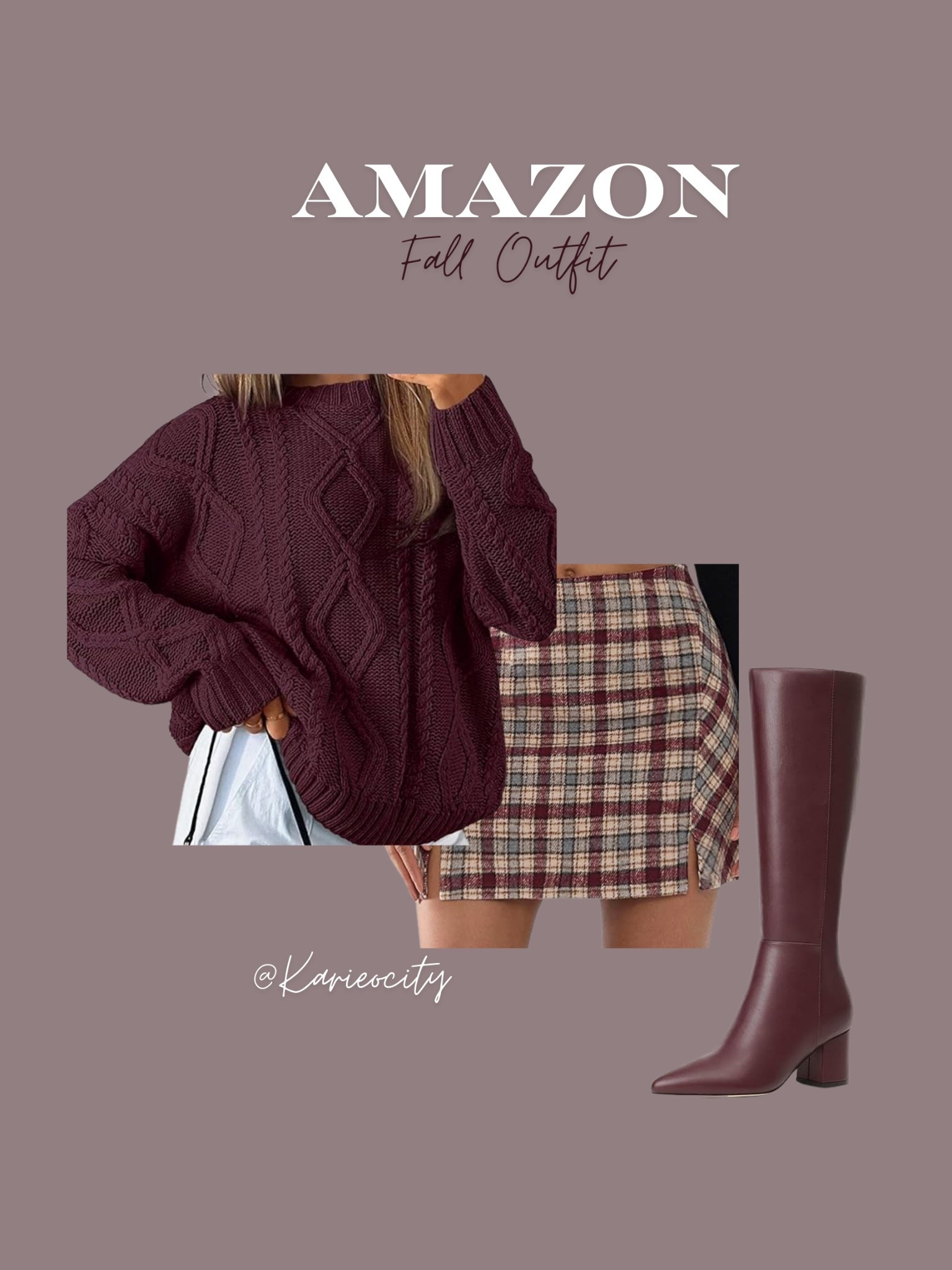 Amazon Fall Outfit 🤎

Amazon// Amazon Fall Outfit// Fall Outfit// Fall Fashion // Plaid Skirt Outfit 

#LTKFindsUnder100 #LTKFindsUnder50 #LTKSeasonal