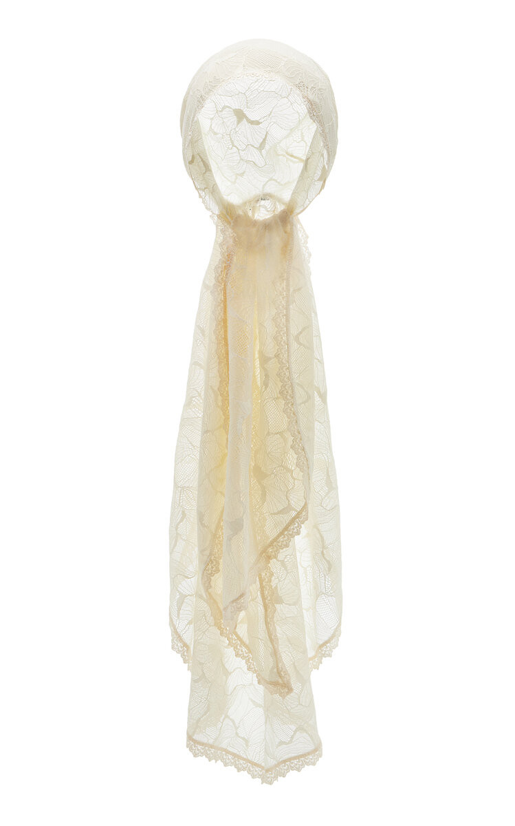 Exclusive La Isla Novia Lace Head Scarf | Moda Operandi (Global)